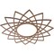 Ekena Millwork Eleanor Wood Fretwork Pierced Ceiling Medallion, Walnut, 24"OD x 9 1/4"ID x 3/8"T CMWP24X24X0375EAWA - alternate 4